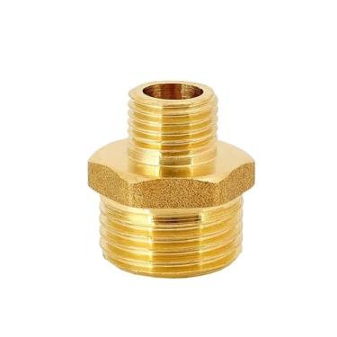 Imagem de M22 M24 M26 M27 M28 M30 M35 1/5.1 cm 3/10.2 cm 2.5 cm rosca macho latão encaixe conector redutor (M24x1.5-BSP1I2)