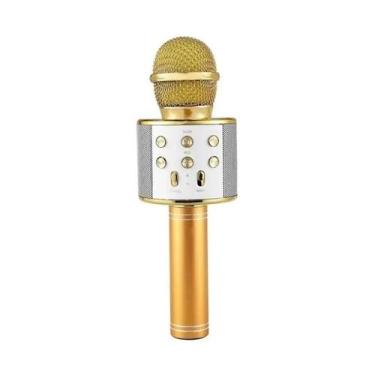 Imagem de Microfone Karaokê Bluetooth Tomate MT-1036 com Alto-falante Embutido e