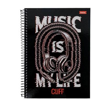 Imagem de Caderno universitário 240 folhas 15 materias cliff