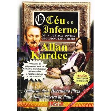 Imagem de O Céu e o Inferno - Normal (16x23) - Livro de Allan Kardec - LAKE