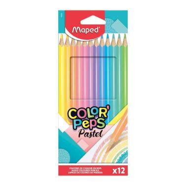 Imagem de Lápis de cor Color`Peps Pastel 12 cores 832090ZV - Maped