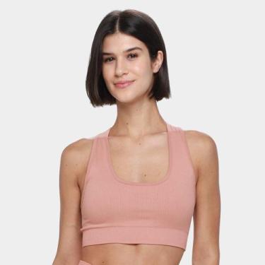 Imagem de Top Olympikus Knit Minimal, Rosa claro, M