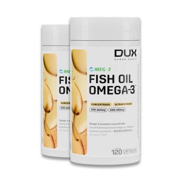 Imagem de Kit 2 Ômega 3 Dux Fish Oil 430mg 120 Cápsulas