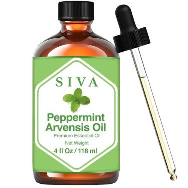 Imagem de Óleo essencial SVA Organics Peppermint Arvensis 120mL com conta-gotas