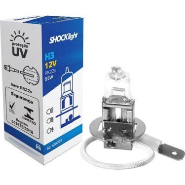 Imagem de Lampada para farol automotivo universal h3 55w 12v standart pk22s - SH