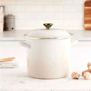 Imagem de Caldeirão Stock Pot 7,3 L Branco Meringue Le Creuset