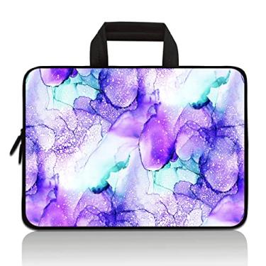 Imagem de Bolsa universal para tablet infantil de 7 a 9 polegadas, à prova de choque, bolsa de neoprene com zíper, bolsa portátil compatível com Apple iPad Mini de 17.8 cm 20.3 cm 21.6 cm 22.6 cm 22.9 cm Apple