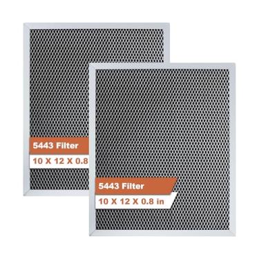 Imagem de RKJFHIUR Filtro desumidificador MERV 8 5443 compatível com desumidificadores Aprilaire para toda a casa 8191 8192 e modelos de ventilação 8191 8192 filtros de substituição laváveis, 2 pacotes - 25,4 x