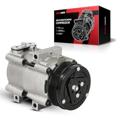 Imagem de Torchbeam Compressor de ar condicionado automotivo 58129 AC com embreagem compatível com Ford F-150 F-250 F-350 Super Duty, Mustang & Lincoln Town Car & Mercury Cougar, 4.6L 5.4L 6.8L substitui