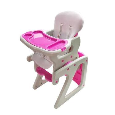 Imagem de Cadeirão 2 Em 1 Mesinha E Alimentação Star Baby Rosa