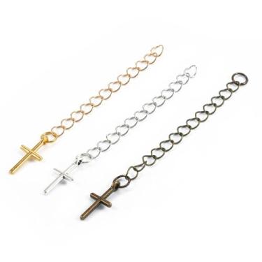 Imagem de 1 chaveiro esmaltado de liga de gato com fechos de garra de lagosta giratórios 74 mm