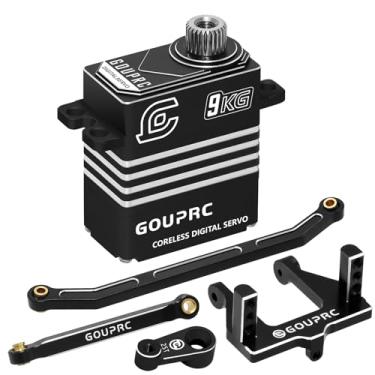 Imagem de GOUPRC 9kg Metal Digital RC Servo for Redcat Ascent-18 1/18 RC Car, Upgrades Micro Coreless Servo with Mount Bracket & 25T Servo Horn with Steering Link Kit
