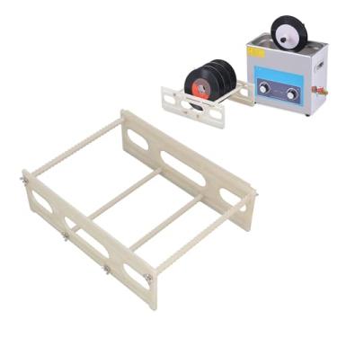 Imagem de Hizoncore Rack de secagem de discos de plástico ABS, suporte de armazenamento de discos de vinil com design dente de serra, secagem de 30 discos ao mesmo tempo, estrutura estável para colecionadores