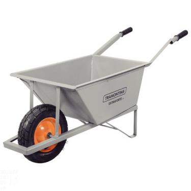 Imagem de Carrinho de Mão Extraforte Tramontina com Caçamba Reforçada Metálica C