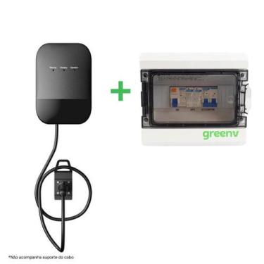 Imagem de Kit Carregador Elétrico Wallbox 7 kW com Quadro de Proteção 7,2 kW - Z