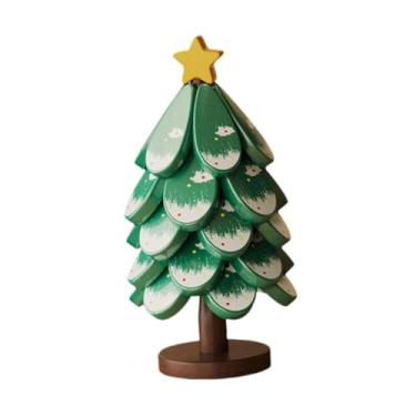 Imagem de Baoblaze Jogo Americano de Madeira com Isolamento Térmico, 5 Peças, Antiderrapante, em Formato de Árvore, para Proteção de Pratos e Tigelas - Ideal para, E