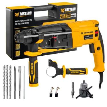 Imagem de Martelete Perfurador Rompedor 820W Com Maleta E Acessorios - FASTERR, 