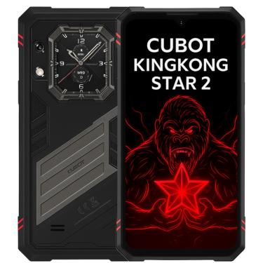 Imagem de Smartphone Celular Gamer Cubot KingKong Star 2, 256GB, 12GB RAM, Resistente, À Prova d’Água IP68/IP69K, Android 14, Tela 6,78 FHD+ 120Hz, Câmera 100MP
