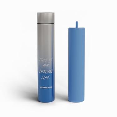 Imagem de 4allfamily 10H 1 caneta de insulina capa de viagem Cooler tamanho de bolso bolsa médica uso diário medicina viagem cooler TSA aprovado capa para caneta de insulina suprimentos para diabéticos kit de medicina de viagem isolado (azul)