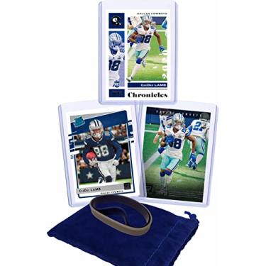 Imagem de CeeDee Lamb Rookie Cards Assorted 3 Card Gift Bundle - Dallas Cowboys Football Trading Cards