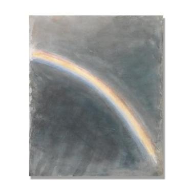 Imagem de NHLDZYH Arte de parede John Constable, (céu com arco-íris), pôster de pinturas famosas, decoração de parede com impressão de imagem retrô romantismo. Apenas tela 60 x 72 cm - 23,6 x 28,3 pol