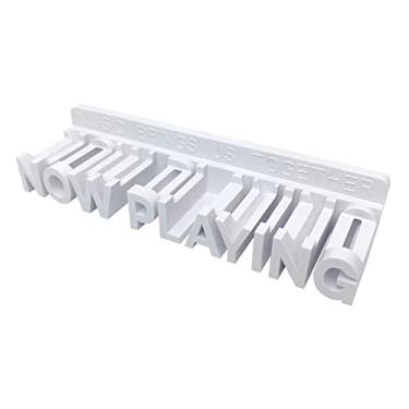 Imagem de WPESI Suporte de parede para discos de vinil Now Playing, suporte de exibição para discos de vinil e prateleiras flutuantes de disco LP (branco)