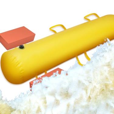 Imagem de Landical Barreiras de inundação para casa Barreiras reutilizáveis de prevenção de inundações barreira de água para inundações sacos de inundação de PVC saco de areia tubos alternativos de desvio de