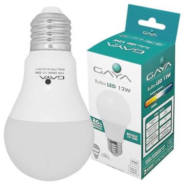 Imagem de Lâmpadas Bulbo Led 12W Branco Quente E27 Bivolt - GAYA, 110V/220V