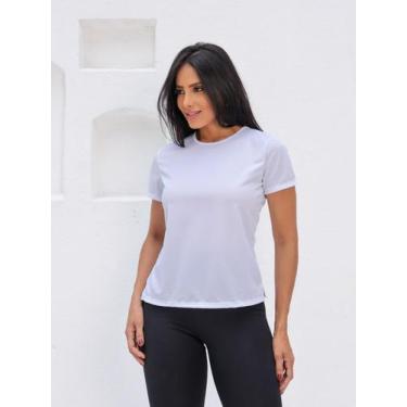 Imagem de Camiseta TShirt Básica Dry Fit Feminina Treino Corrida Academia Oferta