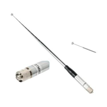 Imagem de Antena Telescópica CB SMA-Feminino De 27MHz Para BJ-9000 Iradio UV-98 