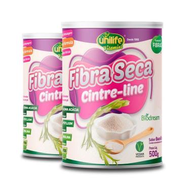 Imagem de Kit 2 Fibra Seca Baunilha Cinture Line Unilife 60 Cápsulas