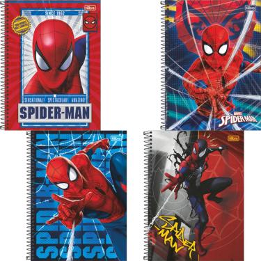 Imagem de CADERNO CAPA DURA UNIVERSITÁRIO SPIDER MAN 1M 80F - TILIBRA