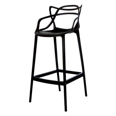 Imagem de Banqueta Allegra Preta Polipropileno