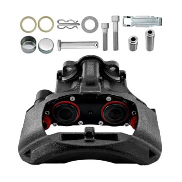 Imagem de Raodelupe Kit de pinça de freio a disco de ar ADB22X compatível com Bendix ADB22X Pinça de freio lado direito com conjunto de pinos guia 5020643 K097844SC K164908 Z035247 802984 K149714 K165794X