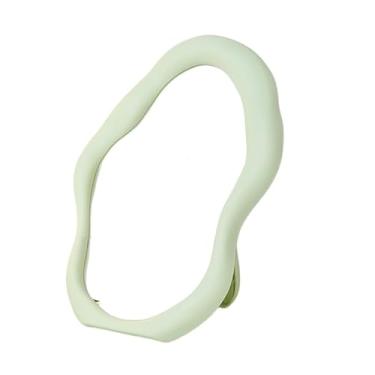 Imagem de Espelho de Maquiagem Tendência Irregular Mirror Decoração de Quarto(VERDE)