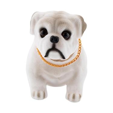 Imagem de Boneca Cachorro Assentindo Carro | Acenando ornamento do cão para painel | Decoração de cabeça de cachorro bobble para painel de carro portátil, ornamento de painel interno de carro para Hoghaki