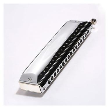 Imagem de Gaita cromática de 16 furos com pente de latão para adultos desempenho profissional