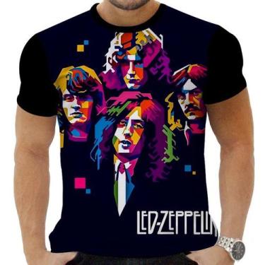 Imagem de Camiseta Camisa Personalizada Rock Clássico Led Zeppelin 13 - Obsidian