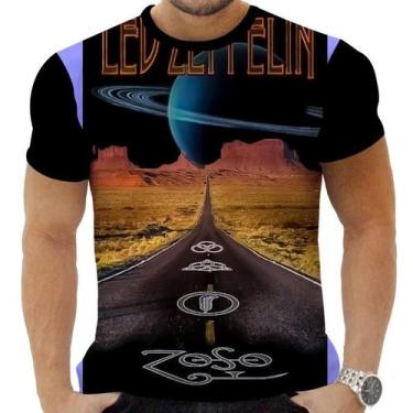 Imagem de Camiseta Camisa Personalizada Rock Clássico Led Zeppelin 29 - Obsidian