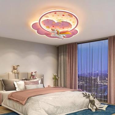 Imagem de Luminária de teto criativa de LED com design de foguete de desenho animado para quarto de menino, estilo nórdico, com intensidade regulável, lustre para ambientes internos, quarto de bebê, j