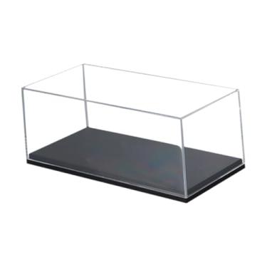 Imagem de menolana Vitrine para exibição de miniaturas de carros em escala 1/87, caixa de exposição para colecionadores, proteção para objetos de coleção, decoração de, 106x46x40mm