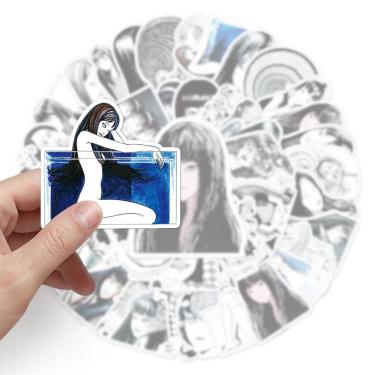 Imagem de Adesivos Tomie vs Tomies Anime Cartoon 50 unidades de PVC impermeável