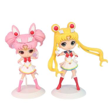 Imagem de Figura Toy Sailors Moons Tsukinos Usagis 15 cm, 2 unidades/lote