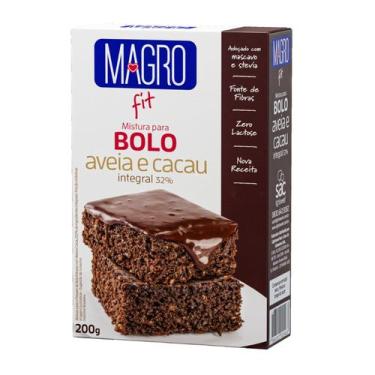 Imagem de Bolo Integral com Aveia E Cacau 200G - Magro
