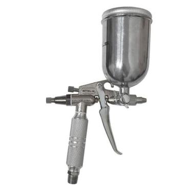 Imagem de Pistola de pintura com tanque alto bico de 0,5 mm, encaixe rosca 1/4 n