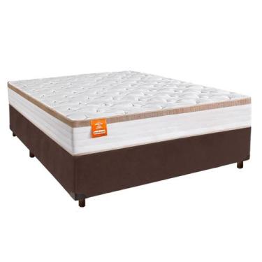 Imagem de Conjunto Cama Box Casal + Colchão Isis Inducol