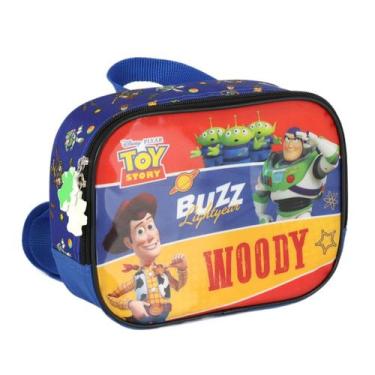 Imagem de Lancheira Bolsa Térmica Escolar Toy Story Infantil Preto - Luxcel