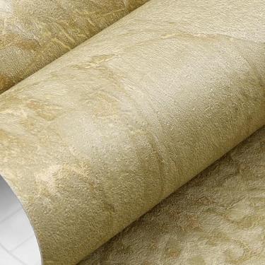 Imagem de LACHEERY Papel de contato de mármore bege 40 x 698 cm, papel de contato de bancada à prova d'água para bancadas, armários, papel de parede espesso fosco para cobertura de mesa de balcão de cozinha