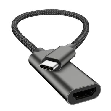 Imagem de Wanme Adaptador USB C para HDMI | Conversor USB Tipo-C para HDMI de alta velocidade 4K [compatível com Thunderbolt 3/4/5] para iPhone 15/16/17, MacBook, iMac, iPad Pro, Galaxy S25/24/23/S22 (60HZ)