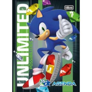 Imagem de Agenda Costurada Permanente Sonic - Tilibra